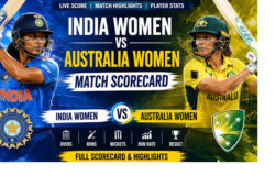 India Women Vs Australia Women's National Cricket Team Match Scorecard